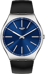 Swatch The May Formal Blue 42 SS07S125 Deri Kordon Kol Saati