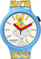 Swatch The Simpsons Best Dad Ever SB05Z100 Erkek Kol Saati