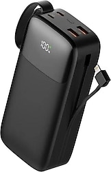 Sword SW-30PO3 Siyah 30000 mAh Hızlı Şarj Powerbank