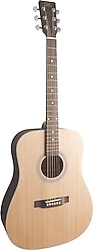 Sx SD204GTBK Dreadnought Akustik Gitar