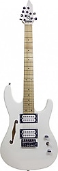 Sx Se Electric Hallow Body Beyaz Mini Elektro Gitar