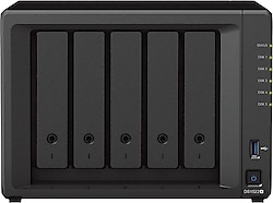 Synology DS1522 Plus 8 GB 7 Yuvalı 108 TB Destekli NAS Depolama Ünitesi