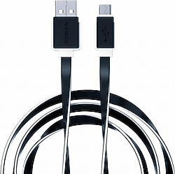 Syrox C63 1.2 m 2A Micro USB Siyah Şarj Kablosu