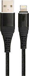 Syrox C88 1 m Siyah USB to Lightning Şarj Kablosu