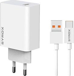 Syrox M33T 33 W Type-C Kablolu Hızlı Şarj Aleti