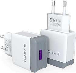 Syrox Q31 18 W Hızlı Şarj Adaptörü