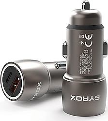 Syrox SC32B 30 W Hızlı Araç Şarj Aleti