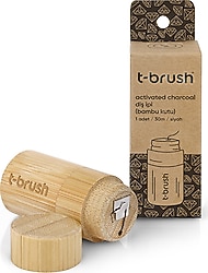 T-Brush Kömür Aromalı Bambu Kutulu 30 m Diş İpi