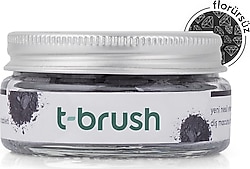 T-Brush Activated Charcoal 90 Tablet Florürsüz Diş Macunu