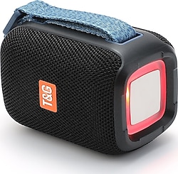 T&G TG339 Işıklı Siyah Bluetooth Hoparlör
