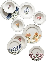 Tabak Evi New Flower Garden 24 Parça 6 Kişilik Yemek Takımı