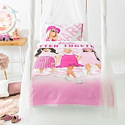 Taç Barbie Better Tek Kişilik Pike Takımı