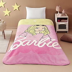 Taç Barbie Malibu 160x220 cm Tek Kişilik Battaniye