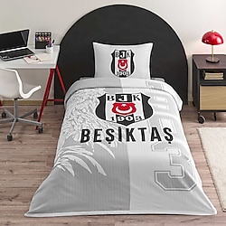 Taç Beşiktaş Soccer Lisanslı Tek Kişilik Pike Takımı