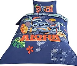 Taç Disney Stitch Aloha Tek Kişilik Nevresim Takımı