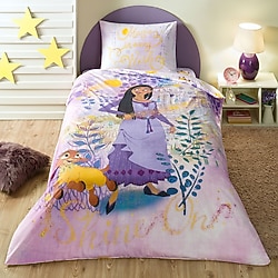 Taç Disney Wish Lisanslı Pamuk Tek Kişilik Nevresim Takımı