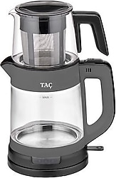 Taç Glassdem 1800 W Gri Cam Çay Makinesi