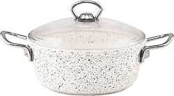 Taç 28 cm Granit Döküm Derin Tencere