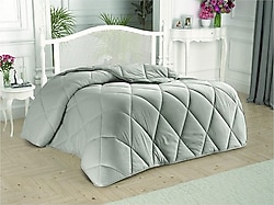 Taç Light Gri 155x215 cm Polar Tek Kişilik Yorgan