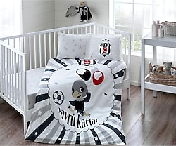 Taç Beşiktaş Balloon Baby Bebek Nevresim Takımı