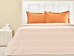 Taç Loft Softly Kahve Çift Kişilik Pike Takımı