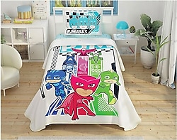 Taç Pj Masks Take Action Lisanslı Tek Kişilik Pike Takımı