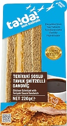 Tada Teriyaki Soslu Tavuk Şnitzelli Sandviç 220 gr