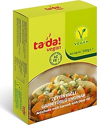 Tada Vegan Zeytinyağlı Garnitürlü Enginar 200 gr