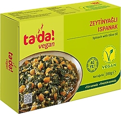 Tada Vegan Zeytinyağlı Ispanak 200 gr