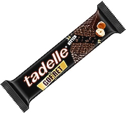 Tadelle Bitter Çikolata Kaplamalı Kakaolu Gofret 28 gr
