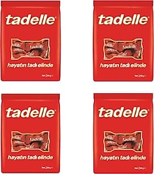 Tadelle Mini Fındık Dolgulu Sütlü Çikolata 200 gr 4'lü