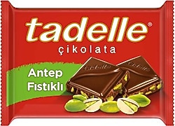 Tadelle Sütlü Antep Fıstıklı Tablet Çikolata 60 gr