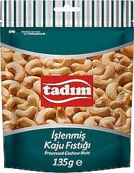 Tadım İşlenmiş Kaju Fıstığı 135 gr