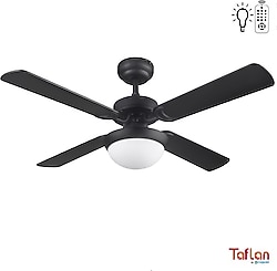 Taflan L42043 Aydınlatmalı Siyah Uzaktan Kumandalı Tavan Vantilatörü