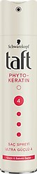 Taft Phyto Keratin Ultra Güçlü No:4 250 ml 5 Adet Saç Spreyi