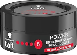 Taft Power 5 Mega Güçlü Wax 75 ml