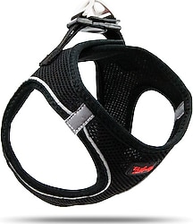 Tailpetz Air Mesh Harness M Siyah Köpek Gögüs Tasması