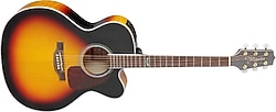 Takamine GJ72CE-BSB Jumbo Kasa Brown Sunburst Elektro Akustik Gitar