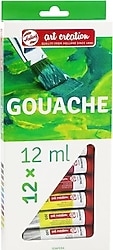 Talens Art Creation 12 ml 12'li Tüp Guaj Boya