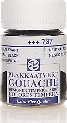 Talens 16 ml Guaj Boya 737 Naturel Black