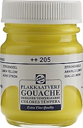 Talens 50 ml Guaj Boya 205 Lemon Yellow