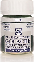 Talens 16 ml Guaj Boya 654 Firgreen