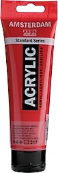Talens Amsterdam 120 ml Akrilik Boya 317 Transparent Red Medium