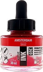 Talens Amsterdam 30 ml Akrilik Mürekkebi N:369 Primary Magenta