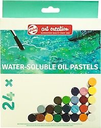 Talens Art Creation Water Soluble 24'lü Yağlı Pastel Boya
