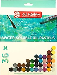 Talens Art Creation Water Soluble 36'lı Yağlı Pastel Boya