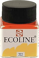 Talens Ecoline 30 ml 202 Deep Yellow Sıvı Sulu Boya