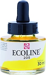 Talens Ecoline 30 ml 205 Lemon Yellow Sıvı Sulu Boya