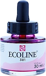 Talens Ecoline 30 ml 381 Pastel Red Sıvı Sulu Boya