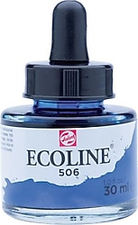 Talens Ecoline 30 ml 506 Ultramarine Deep Sıvı Sulu Boya